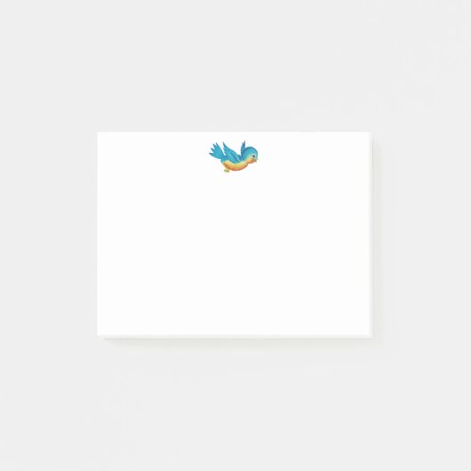 Cute  Bird Post-it Notes (Voorkant)