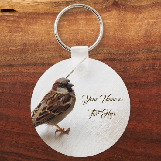 Cute Bird Sleutelhanger (Voorkant)