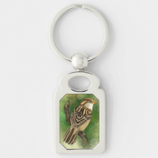 Cute Bird Sleutelhanger (Voorkant)