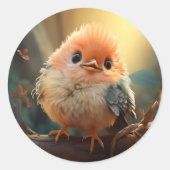 Cute bird sticker (Voorkant)