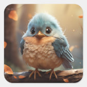 Cute bird sticker (Voorkant)
