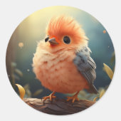 Cute bird sticker (Voorkant)