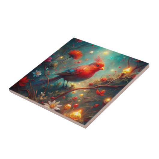 Cute Bird Tegeltje (Zijkant)