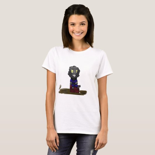 Cute Bird Thief T-shirt (Voorkant volledig)