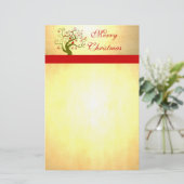 Cute Bird Tree Gifts and Invitting Briefpapier (Staand voorkant)