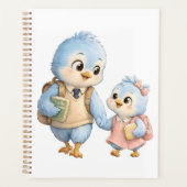 Cute Bird Wekelijkse Planner Notitieboek (Voorkant)