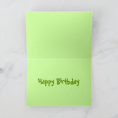 Cute birdie kaart (Binnen)