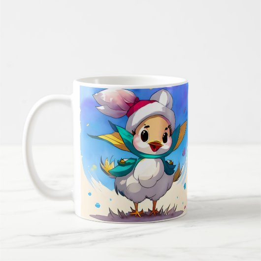 Cute Birdie Koffiemok (Links)