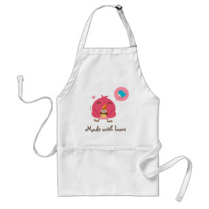 Cute Birdie * Love Apron Standaard Schort
