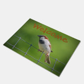 Cute Birdie Welcome Mat (Schuin)