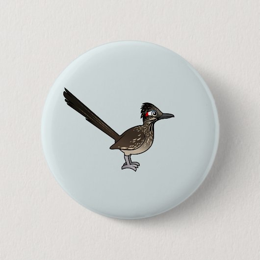 Cute Birdorable Roadrunner Ronde Button 5,7 Cm (Voorkant)