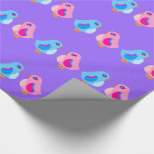Cute Birds Cadeaupapier (Hoek)