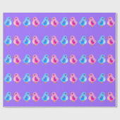 Cute Birds Cadeaupapier (Vlak)