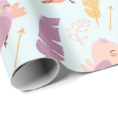 Cute Birds Cadeaupapier (Rol Hoek)