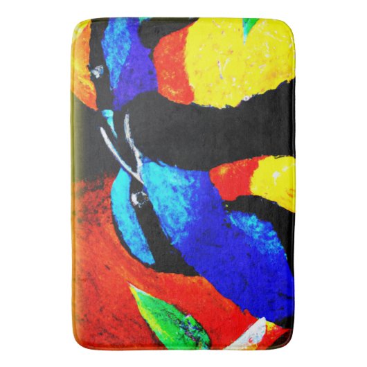 Cute Birds Couple. Bestel nu Badmat (Voorkant Verticaal)