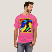 Cute Birds Couple. Bestel nu T-shirt (Voorkant volledig)