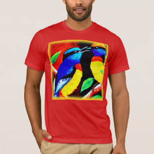 Cute Birds Couple. Bestel nu T-shirt