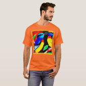 Cute Birds Couple. Bestel nu T-shirt (Voorkant volledig)