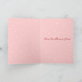 Cute Birds Damask Swirl Tree Stars Prettige feestd Feestdagen Kaart (Binnen)