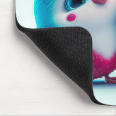 Cute Birds Love Hearts Valentijn Geïnspireerd kuns Muismat (Hoek)