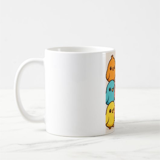 Cute birds mug koffiemok (Links)