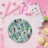 Cute Birds naadloos patroon Papieren Bordje (Feest)