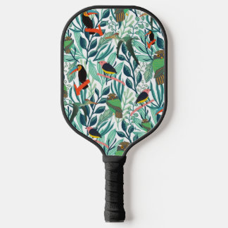 Cute Birds naadloos patroon Pickleball Paddle
