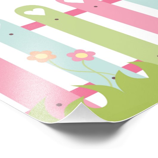 Cute Birds Nest Foto Afdruk (Hoek)