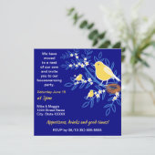 Cute Birds, Nest of Our Ewn Printable Housewarming Kaart (Staand voorkant)