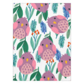 Cute Birds Pattern Tafelkleed (Voorkant)