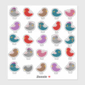 Cute Birds Sticker (Vel)