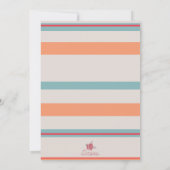 Cute Birds - Uitnodiging tot Baby shower (Achterkant)