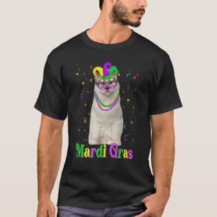Cute Birman Cat Funny Animals Lover Mardi Gras T-shirt