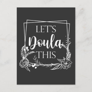 Cute Birth Doula, Baby Catcher Briefkaart