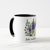 Cute Birth Month Flowers/Juli Larkspur Mok (Voorkant links)