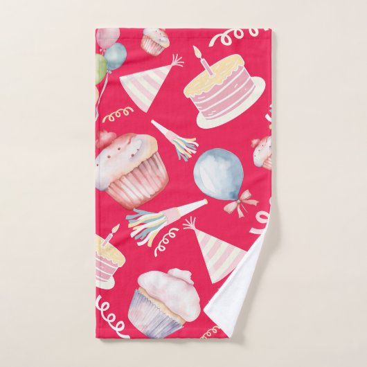 Cute Birthday Bad Handdoek (Handdoek)