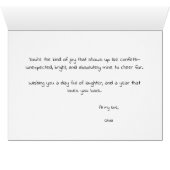 Cute Birthday Balloons Card for Stepdad (Binenzijde Horizontaal (Onderkant))