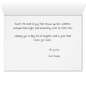 Cute Birthday Balloons & Confetti Card for Nephew (Binenzijde Horizontaal (Onderkant))