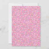 Cute Birthday Beer & regenboog & Cake Kaart (Achterkant)