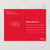 Cute Birthday Cowboy Rodeo Simple Red Bandana Briefkaart (Achterkant)