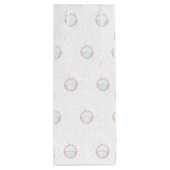 Cute Birthday Cupcake with Candle Wijn Cadeautas (Achterkant)