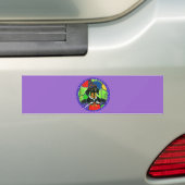 Cute Birthday Dachshund Bumpersticker (Op auto)
