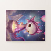 Cute Birthday Dargon Legpuzzel (Horizontaal)