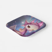 Cute Birthday Dargon Papieren Bordje (Gebogen)