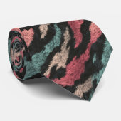 Cute Birthday Gifts For Him Tiger Skin Stropdas (Opgerold)