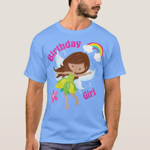 Cute Birthday Girl Fairy Pink Party T-shirt
