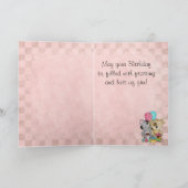 Cute Birthday Kaart (Binnen)
