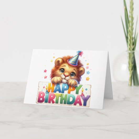 Cute Birthday-kaart Kaart (Voorkant)