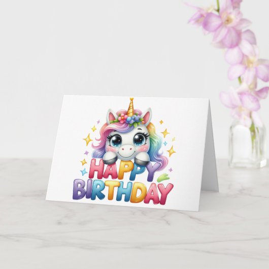 Cute Birthday-kaart Kaart (Orchidee)