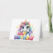 Cute Birthday-kaart Kaart (Voorkant)